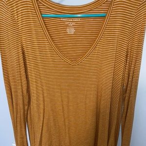 American Eagle long sleeve striped top